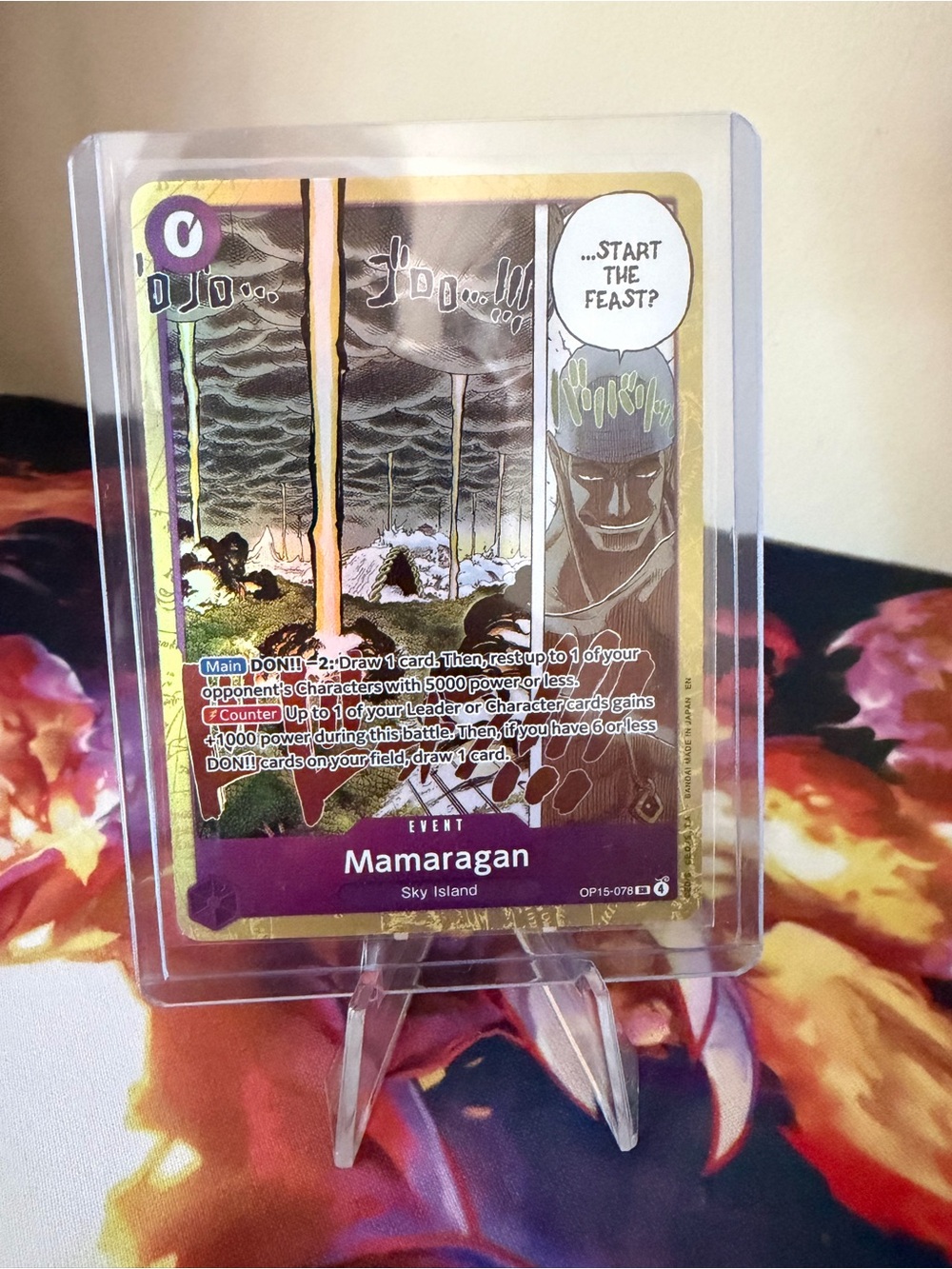 Mamaragan Event Card - One Piece OP15-078